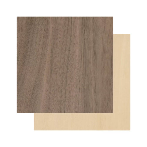 xTool 1/8" Black Walnut & Basswood Plywood Sheet (4pcs)