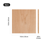 xTool 1/8" Cherrywood Plywood Sheets (6pcs), view 2