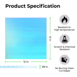xTool 1/8" Clear Iridescent Acrylic Sheet (3pcs), view 4