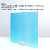 xTool 1/8" Clear Iridescent Acrylic Sheet (3pcs), view 6
