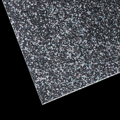 xTool 1/8" Flowers Purple Green Glitter Dots Acrylic Sheet (3pcs)