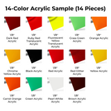 xTool 1/8" Diode Laser Cutting Acrylic Sample Set (14pcs), view 4