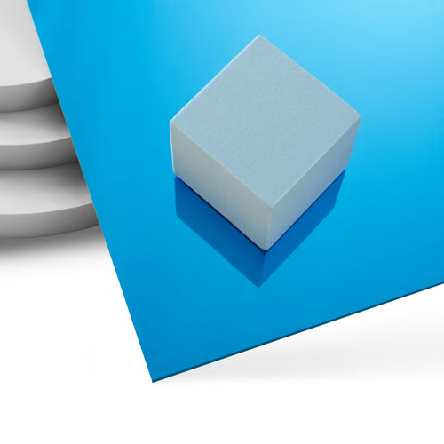 xTool 1/8" Light Blue Mirror Acrylic Sheet (5pcs)