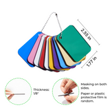 xTool 1/8" Mirror Acrylic Sample Set (10pcs), view 3