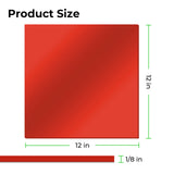 xTool 1/8" Pale Red Mirror Acrylic Sheet (5pcs), view 2