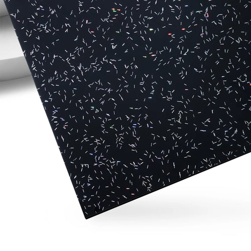 xTool 1/8" Sprinkles Glitter Black Acrylic Sheets (3pcs)