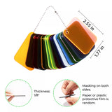 xTool 1/8" Transparent Acrylic Sample Set (15pcs), view 3