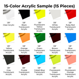 xTool 1/8" Transparent Acrylic Sample Set (15pcs), view 4
