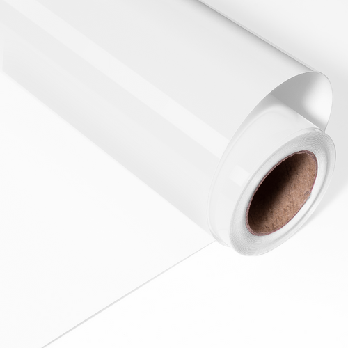 xTool 10" x 12Ft White 3D Puff Vinyl Heat Transfer Vinyl Roll