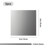 xTool 3/64" 18/8 Stainless Steel Sheets (5pcs), view 3