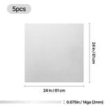 xTool 14 Gauge(2mm) Mild Steel Sheet (5pcs), view 3
