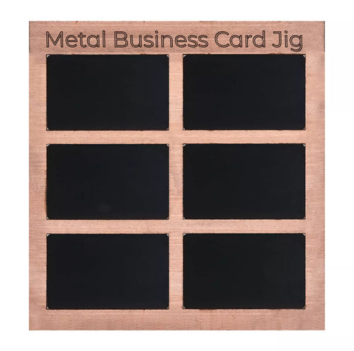 xTool Aluminum Business Cards JIG File