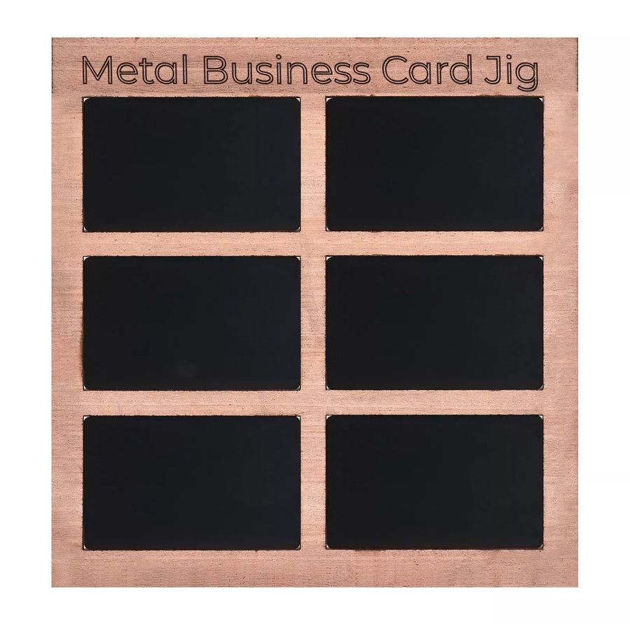 xTool Aluminum Business Cards JIG File