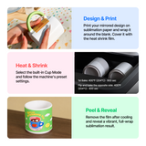 xTool Baking Sublimation Material Starter Kit for WonderPress (110pcs), view 4