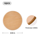 xTool Beechwood Coasters (4pcs), view 3