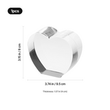 xTool Beveled Heart-Shaped K9 Crystal (1pcs), view 3