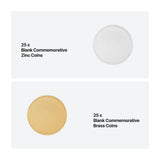 xTool Blank Commemorative Coins Bulk Set, view 3