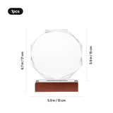 xTool Blank Octagonal Crystal Award Trophy (1pcs), view 3