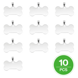xTool Bone Stainless Steel Dog Tag for Laser Engraving (10pcs), view 2