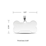 xTool Bone Stainless Steel Dog Tag for Laser Engraving (10pcs), view 3