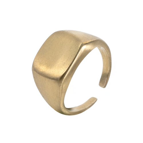 xTool Brass Square Signet Rings (3pcs)