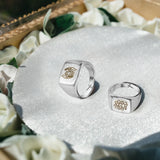 xTool Brass Square Signet Rings (3pcs), view 5