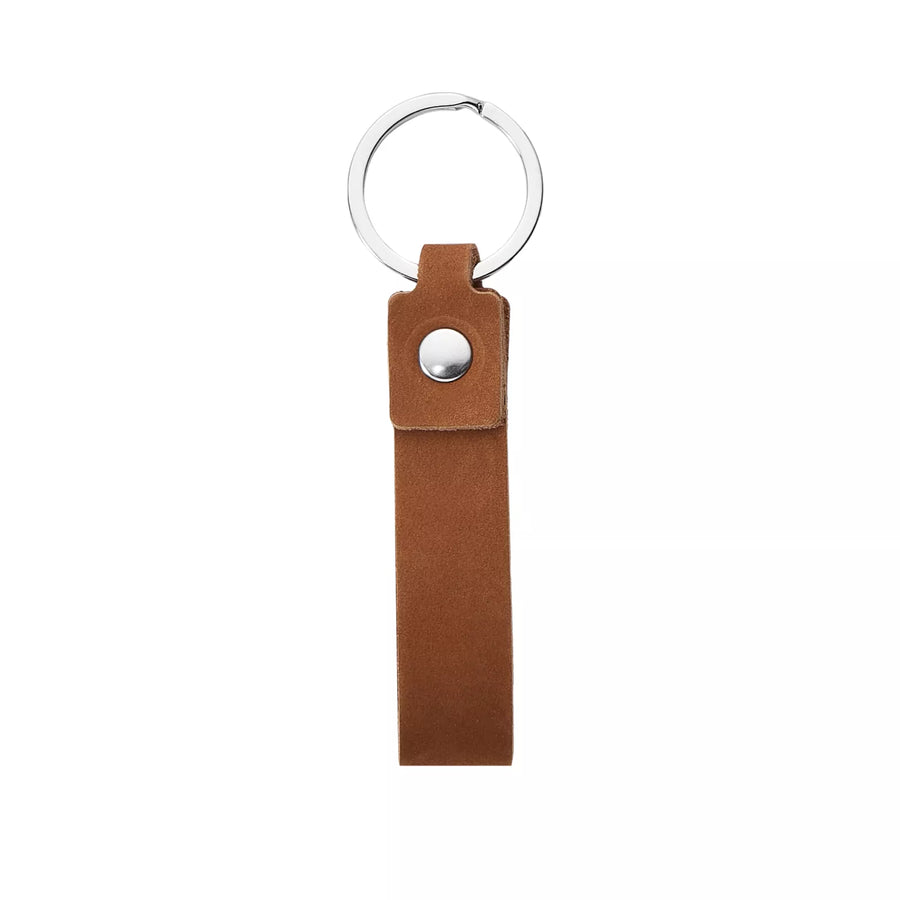 xTool Brown Genuine Leather Slim Keychain (10pcs)