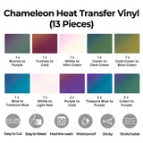 xTool Chameleon Heat Transfer Vinyl (13pcs), view 3