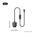 xTool E26 Twisted Cord Pendant Light Socket | Point Product, view 3