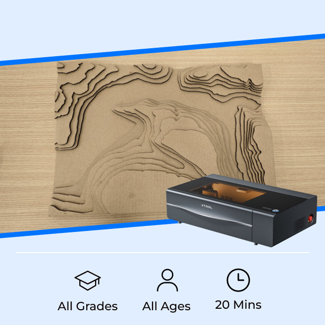 Make Terrain Model with xTool P2