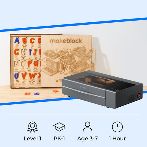 xTool P2 Alphabet Puzzle Project