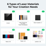xTool F1/F2 Material Explore Kit (125pcs), view 4