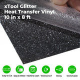xTool Glitter HTV Heat Transfer Vinyl Roll, view 4