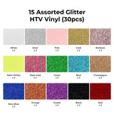 xTool Glitter PET Heat Transfer Vinyl (30pcs), view 3