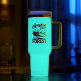 xTool 40oz Glow in the Dark Stainless Steel Tumbler with Handle, view 2