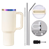 xTool 40oz Glow in the Dark Stainless Steel Tumbler with Handle, view 4
