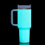 xTool 40oz Glow in the Dark Stainless Steel Tumbler with Handle, view 6