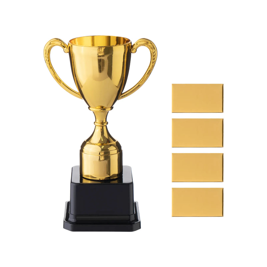 xTool Gold Plastic Trophy Cup Set (3pcs)