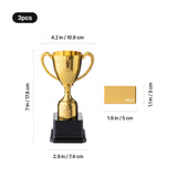 xTool Gold Plastic Trophy Cup Set (3pcs), view 3