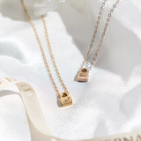 xTool Gold Stainless Steel Lock Necklace (6pcs), view 2