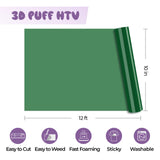 xTool Green 3D Puff Heat Transfer Vinyl Roll, view 4