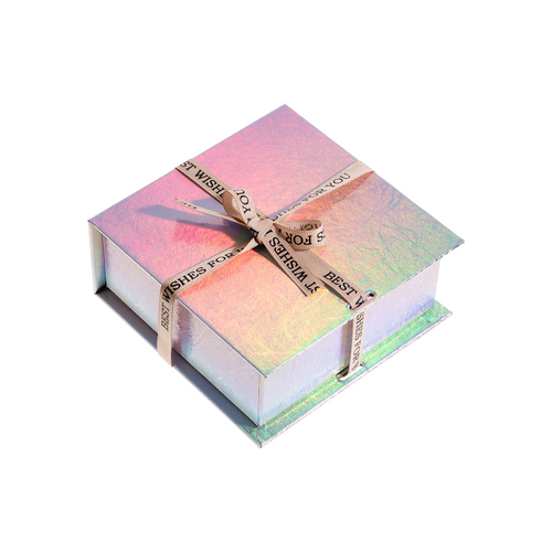 xTool Iridescent Silver Gift Box with Jewelry Foam Insert (3pcs)