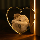 xTool K5 Crystal Faceted Heart-Shaped Ornament (3pcs), view 2