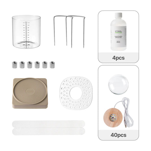 xTool K9 Crystal Ball Engraving Studio Supply Kit