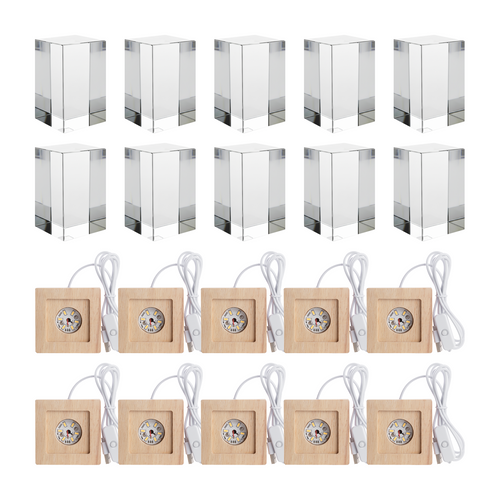 xTool K9 Rectangle Crystal Carefree Bulk Pack