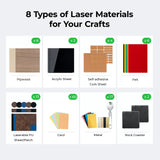 xTool Selected Laser Material Explore Kit (111pcs), view 4