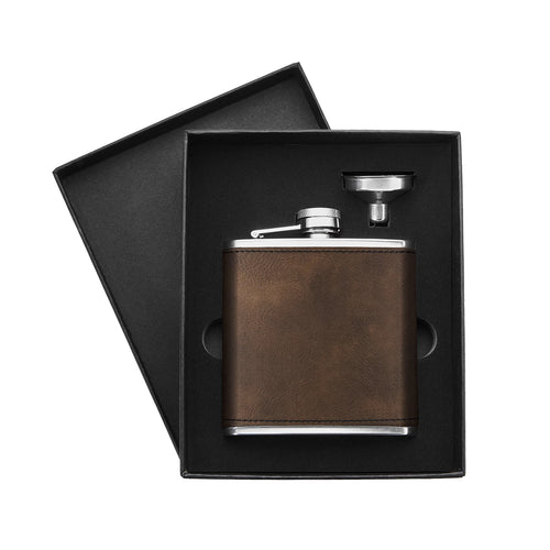 xTool Laserable PU Stainless Steel Hip Flask (6oz)