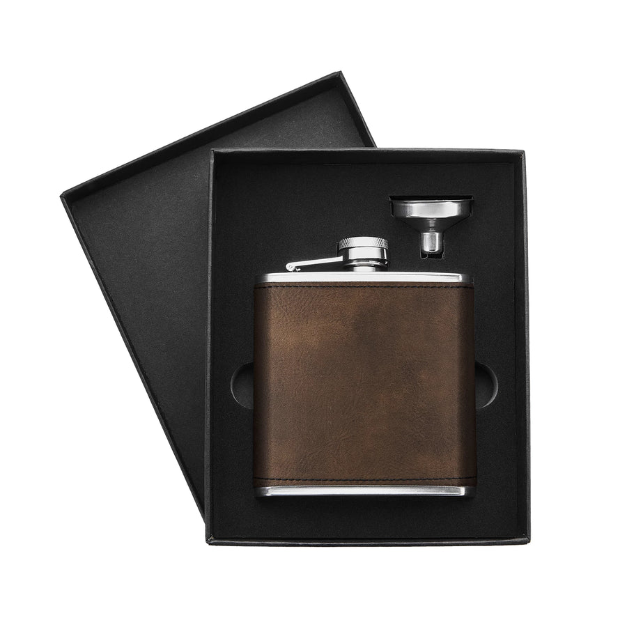 xTool Laserable PU Stainless Steel Hip Flask (6oz)