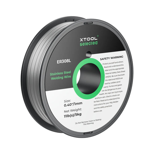 xTool 0.04" ER308L Stainless Steel Welding Wire 11 lb Spool (5kg)