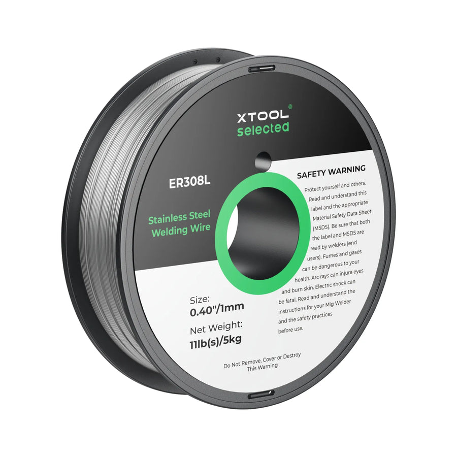 xTool 0.04" ER308L Stainless Steel Welding Wire 11 lb Spool (5kg)
